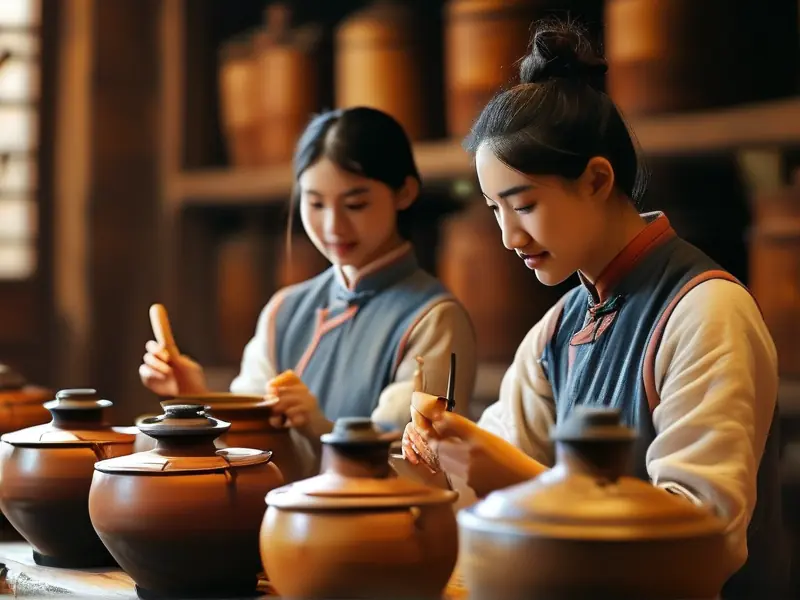白酒酿酒技术培训现场教学实景