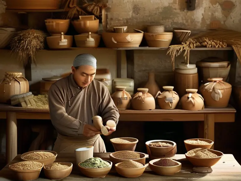 传统白酒酿造酒曲制作过程