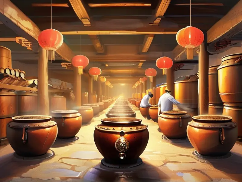 传统白酒酿造工艺现场展示