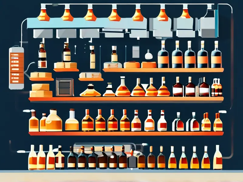 白酒销售流程示意图