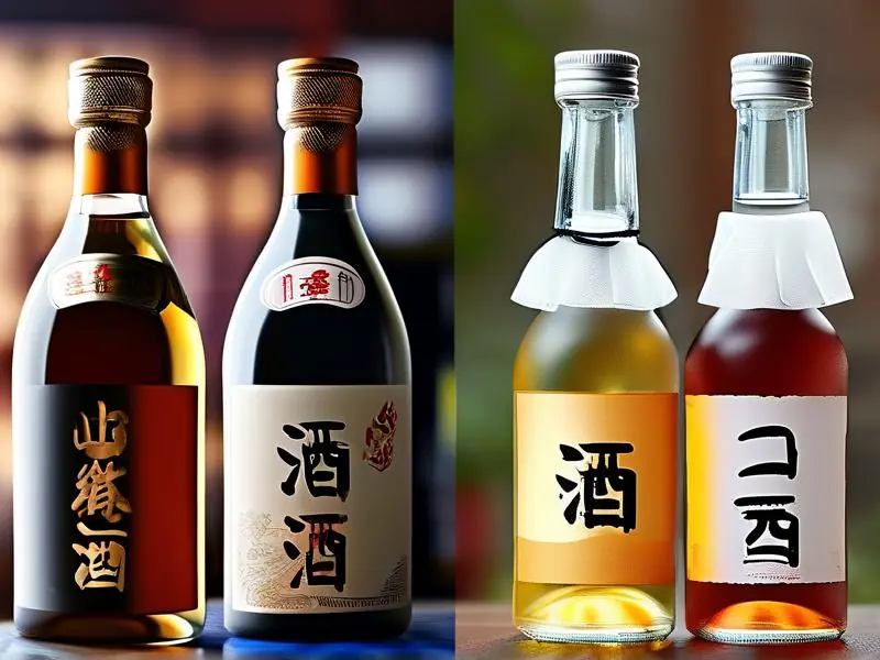 纯粮酒与勾兑酒对比图