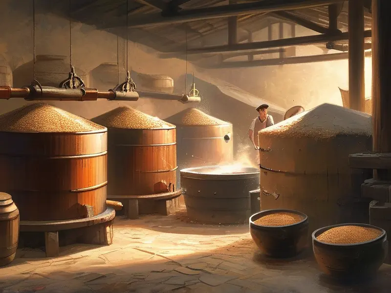 传统白酒酿造工艺过程展示