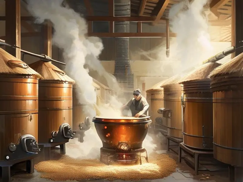传统白酒酿造工艺流程展示