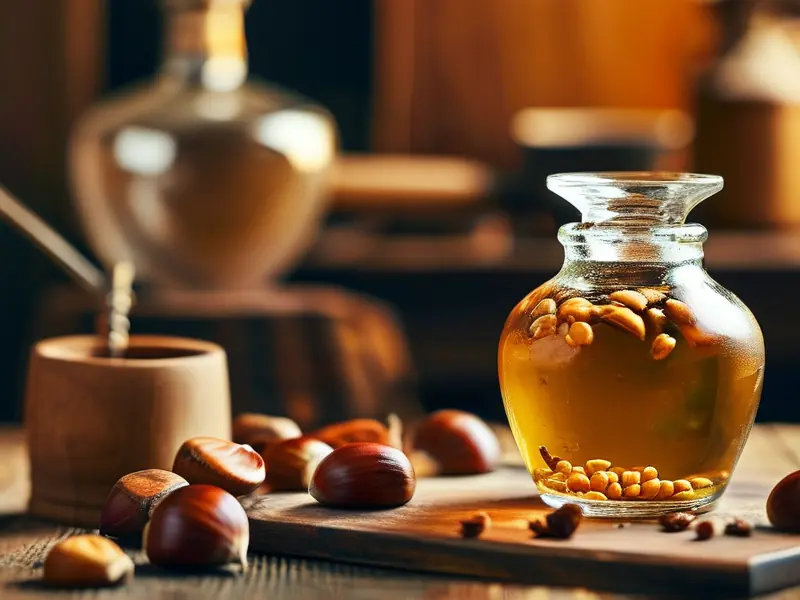 板栗泡酒制作过程实拍图