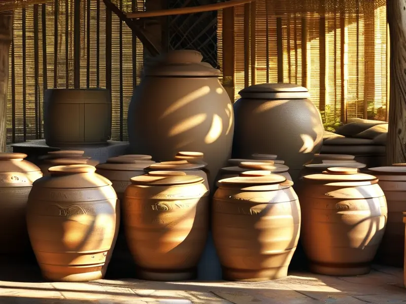 传统苞谷酒发酵过程实景展示