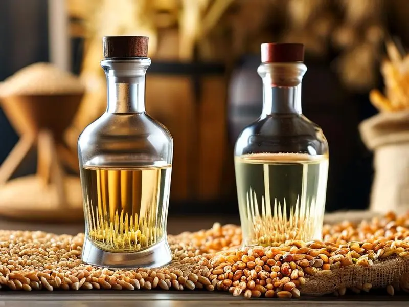 纯粮酒与勾兑酒对比图