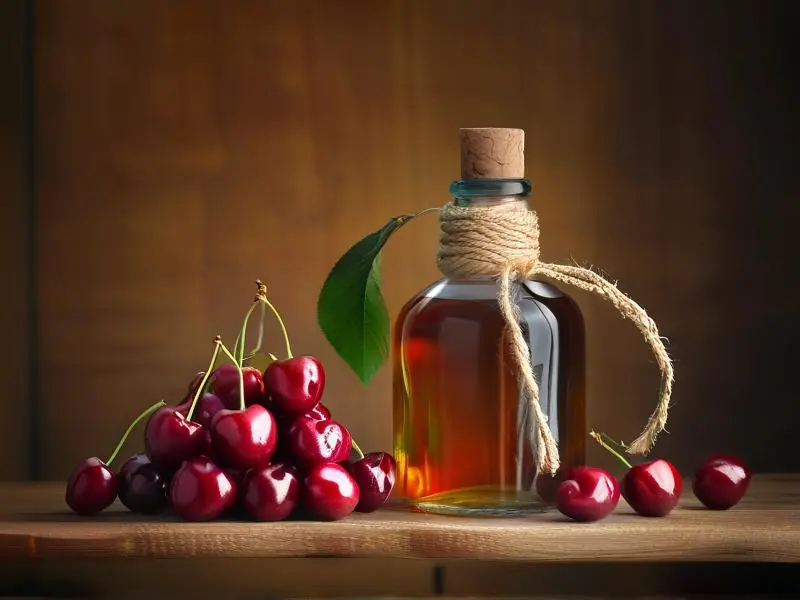 新鲜车厘子泡酒制作过程展示