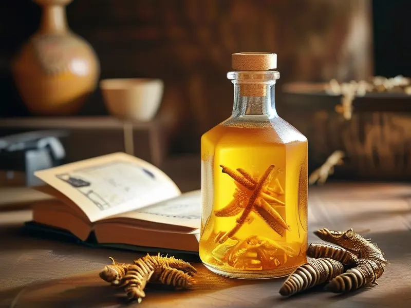 虫草泡酒配方展示