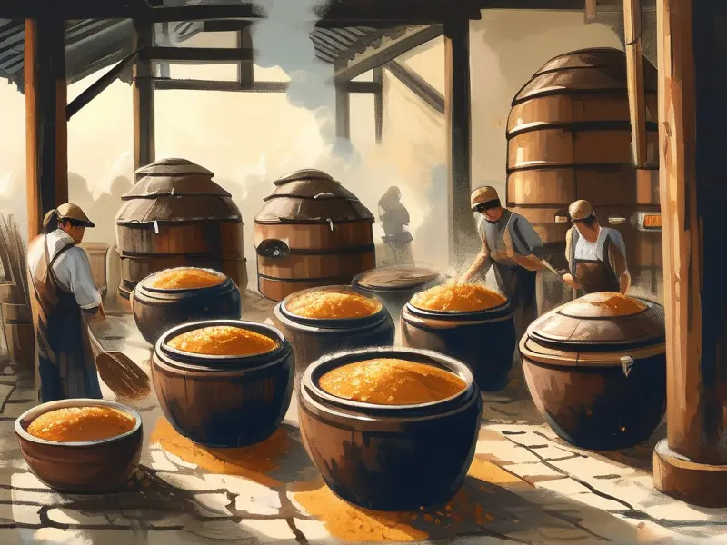 传统白酒酿造工艺实景展示