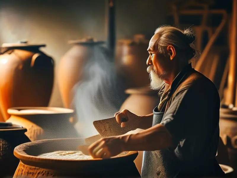 传统白酒酿造工艺现场展示