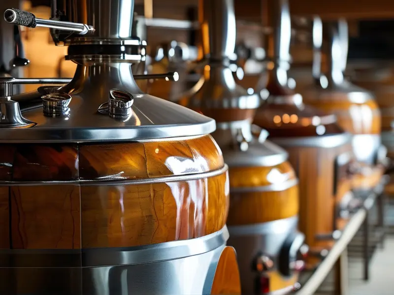 传统烤酒设备实际操作场景