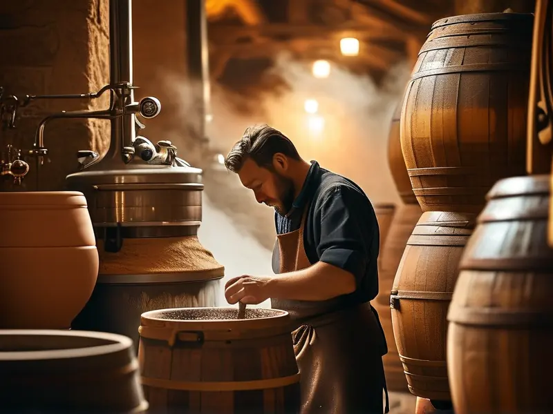 传统酿酒技术培训实操场景