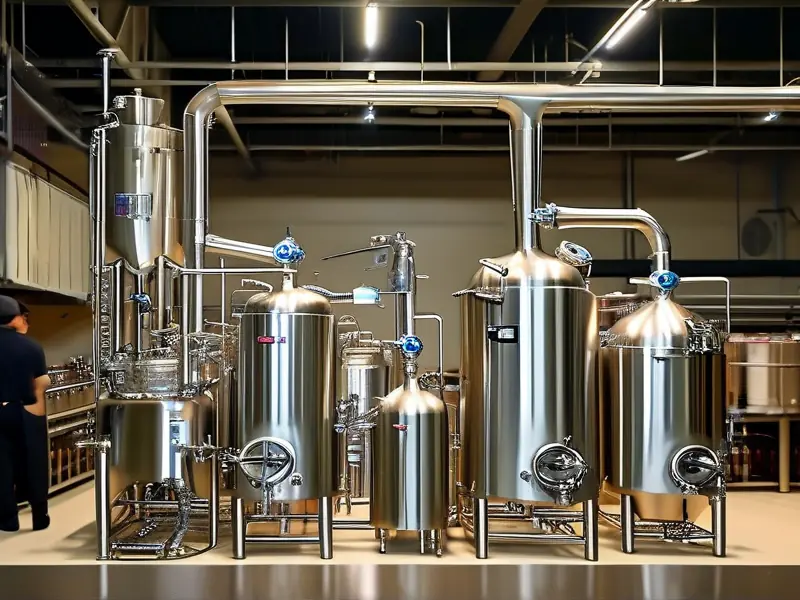 纯酿酒设备实景照片