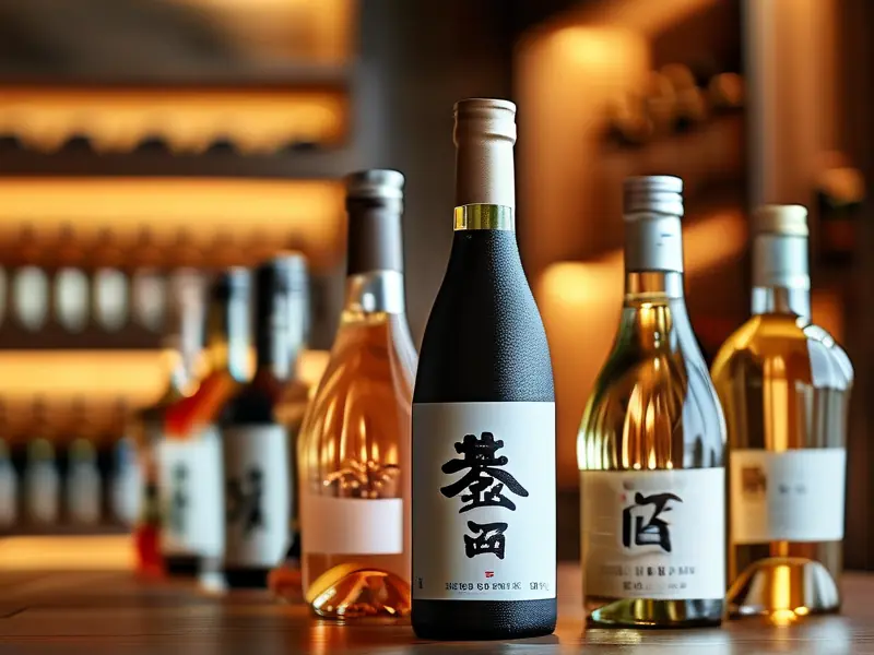 多种纯粮酿造白酒瓶展示