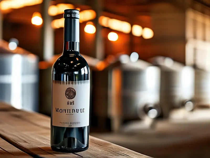 500ml纯粮酿造酒实物展示