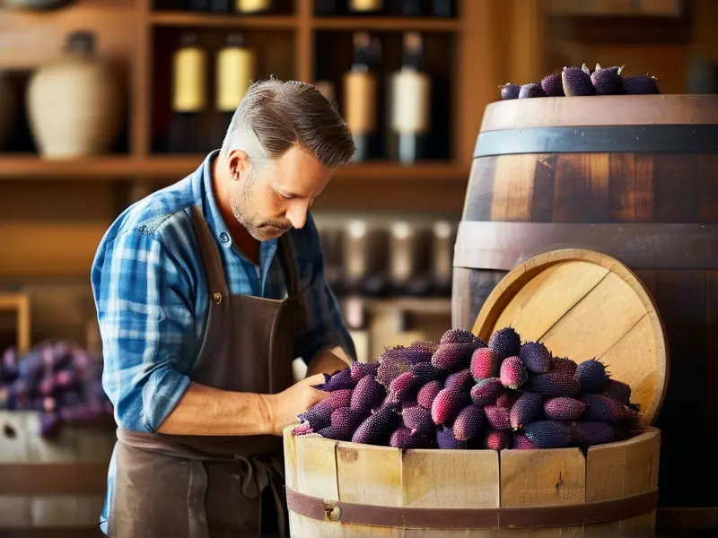 刺梨酒制作过程实拍