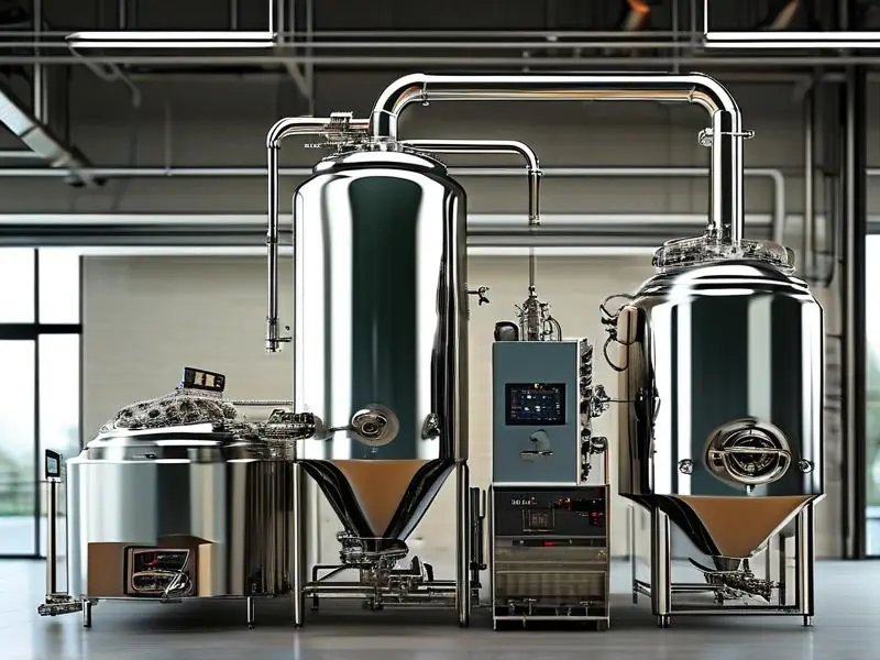 现代化大米酿酒设备展示