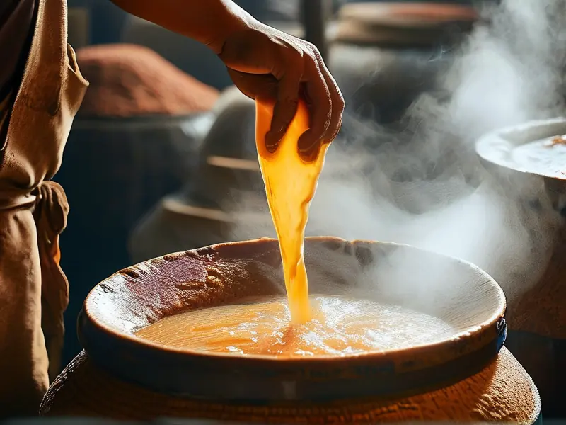 大曲酱香型白酒传统酿造工艺现场图