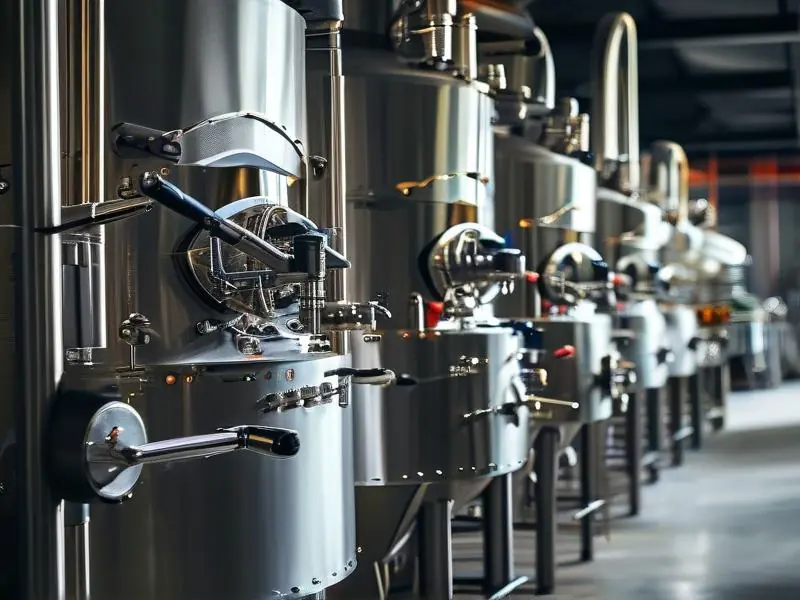 的酒酿酒设备实际操作场景展示