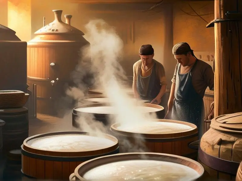 淀粉酿酒糖化过程实景展示