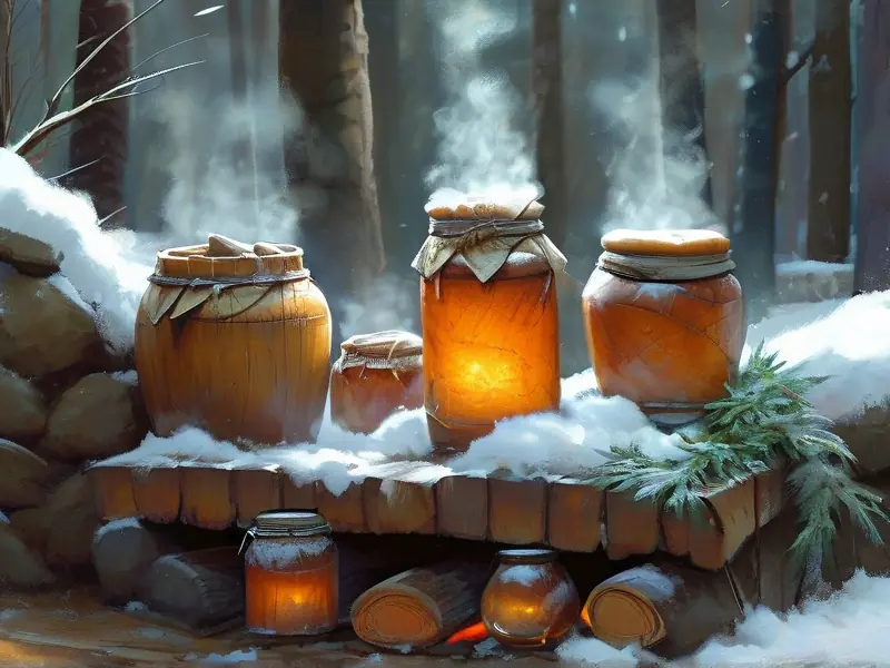 冬季酿酒发酵保温场景图