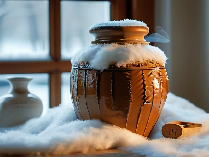 冬季米酒发酵保温方法示意图