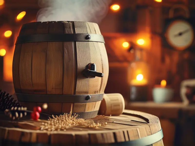 冬季家庭酿酒实景展示