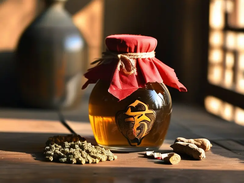 传统杜仲酒泡制过程展示