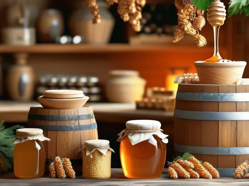 蜂蜜酿酒过程展示