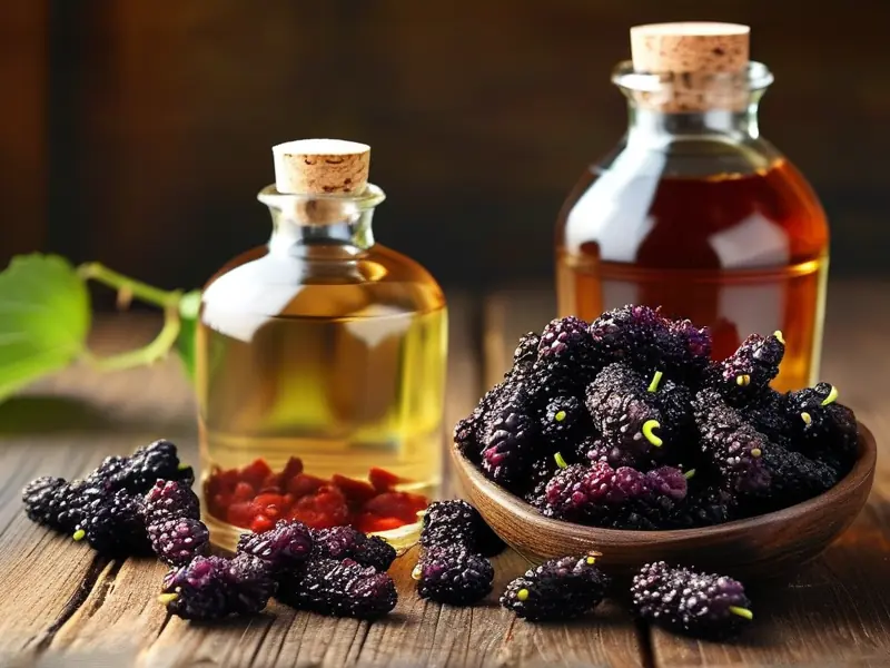 干桑葚泡酒的制作材料和步骤