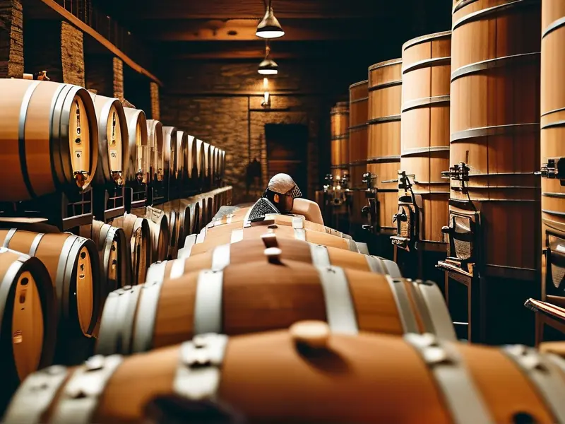 传统高度酒酿造过程实拍