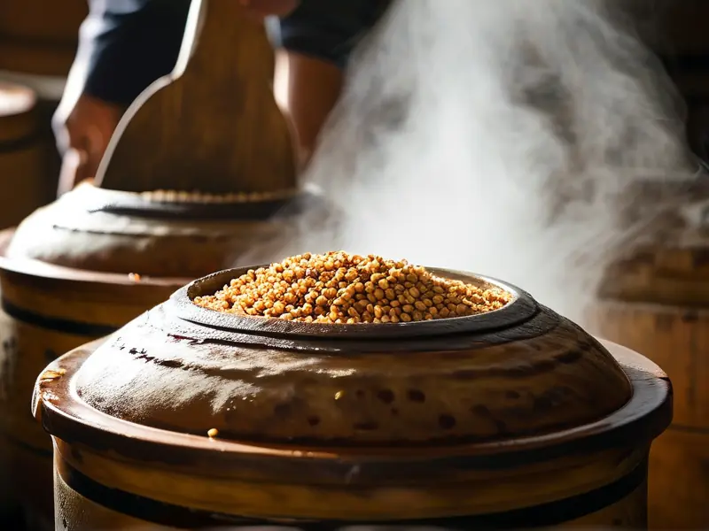 高度白酒酿造过程中的原料发酵与蒸馏设备