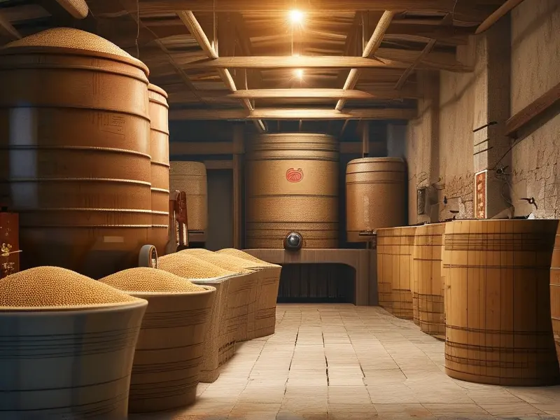 高粱白酒传统酿造工艺展示