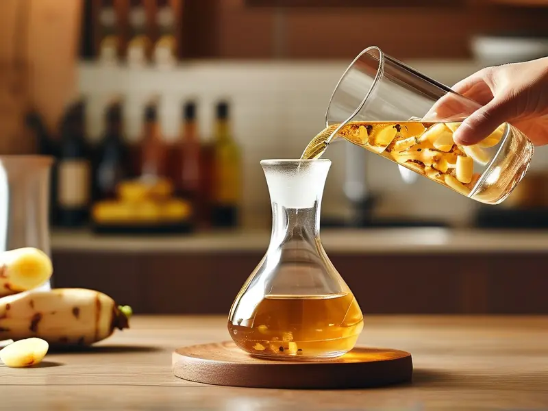 葛根泡酒制作过程实拍