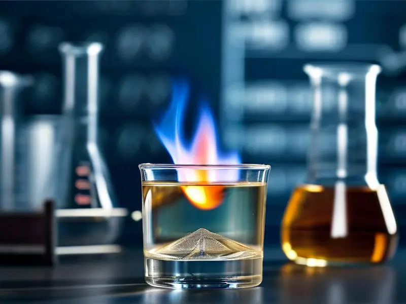 白酒燃烧实验演示图