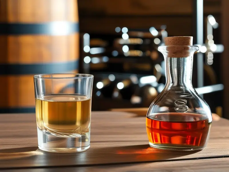 勾兑酒与酿造酒直观对比图