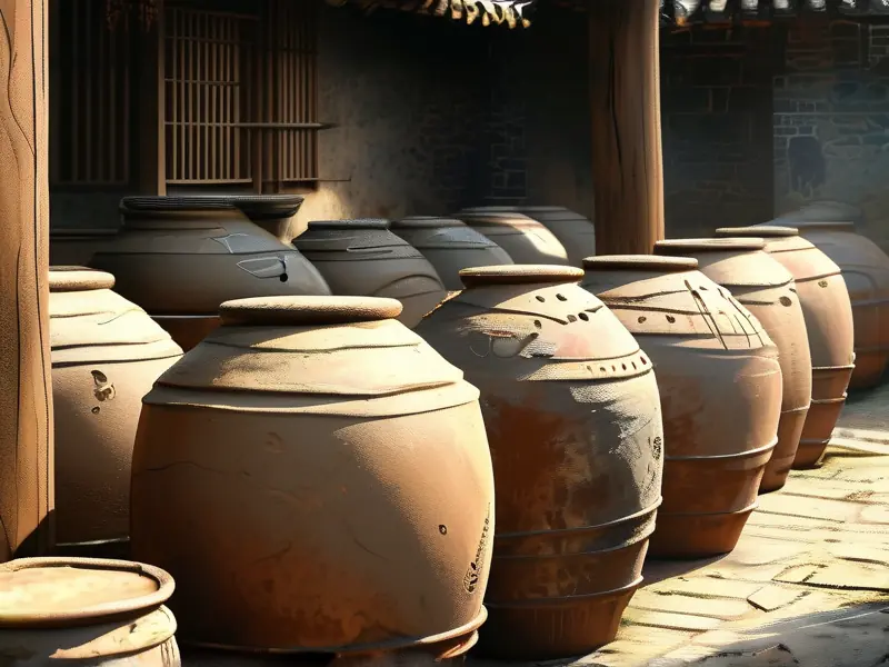 古代酿酒工艺展示图