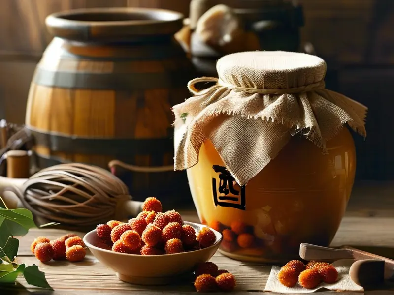 拐枣酒发酵过程