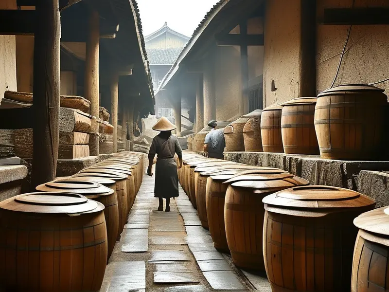 贵州古法酿酒集团传统酿酒车间实景