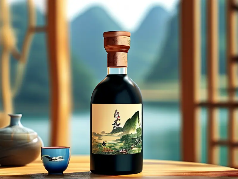 贵州古酿坊酒实物展示及品鉴场景