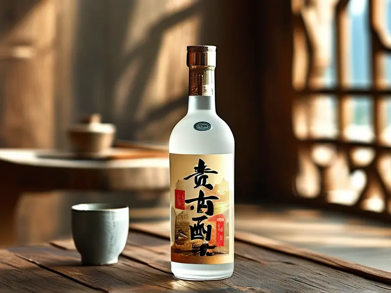 贵州酿酒国酿15白酒展示