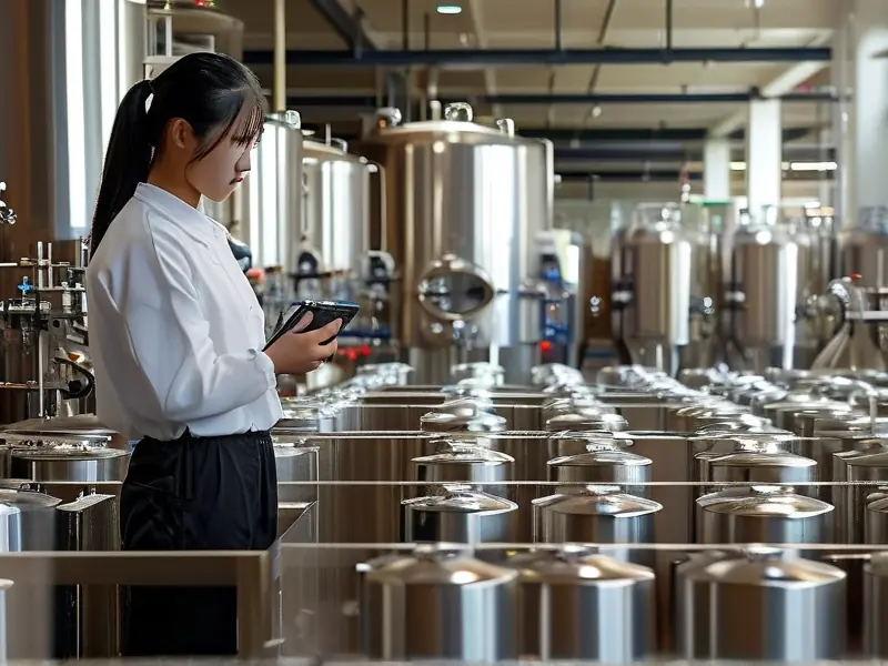 贵州职校酿酒技术专业学生实践操作