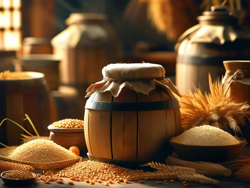 谷物发酵酒的酿造过程