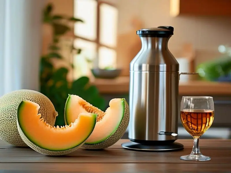 哈密瓜酒制作材料准备