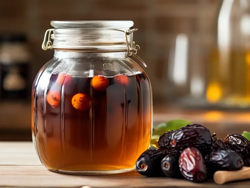 黑枣泡酒制作过程实拍图