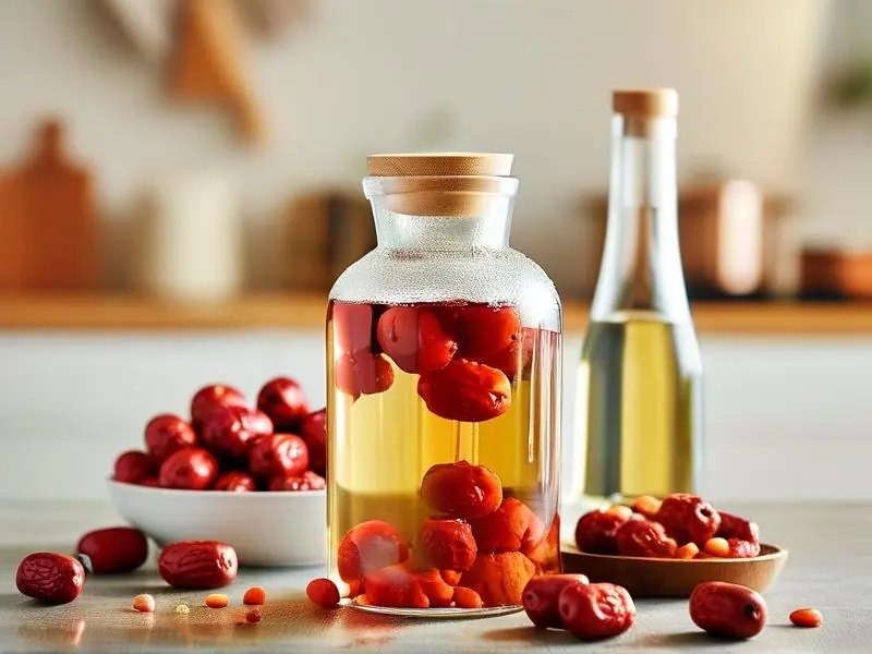 红枣泡白酒制作过程展示