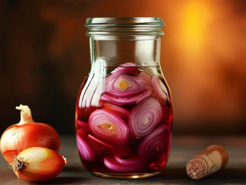 红酒泡洋葱制作过程实拍图