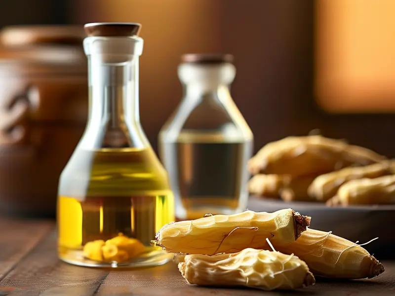 黄精泡酒原料与器具展示图