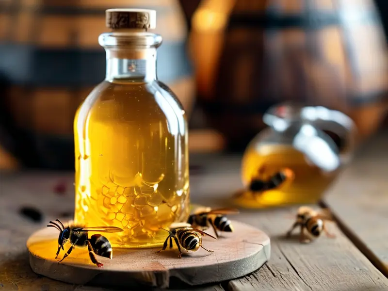 胡蜂泡酒成品展示