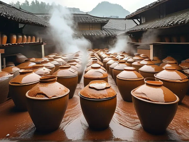 酱香型白酒传统坤沙工艺实景拍摄